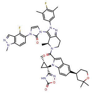 Chemical structure of GLP-1 receptor agonist 1 , CAS 2212020-52-3, AChemBlock Y237920