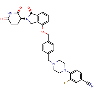 Chemical structure of Mezigdomide , CAS 2259648-80-9, AChemBlock Z237969