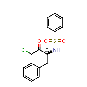 Chemical structure of TPCK , CAS 402-71-1, AChemBlock Z237989