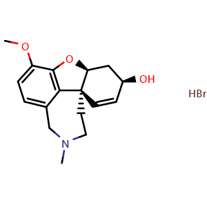 Chemical structure of Galanthamine hydrobromide , CAS 1953-04-4, AChemBlock Z238016
