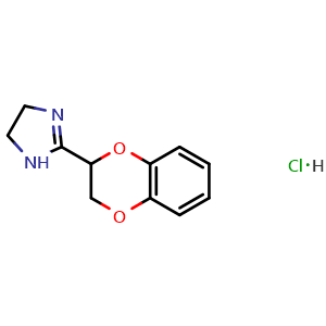 Chemical structure of Idazoxan hydrochloride , CAS 79944-56-2, AChemBlock Z238024