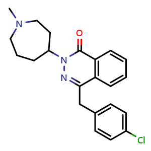 Chemical structure of Azelastine , CAS 58581-89-8, AChemBlock Z238038