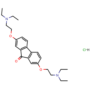 Chemical structure of Tilorone dihydrochloride , CAS 27591-69-1, AChemBlock Z238048