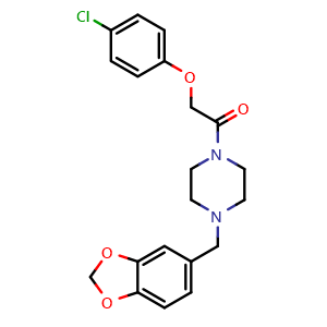 Chemical structure of Fipexide , CAS 34161-24-5, AChemBlock Z238057