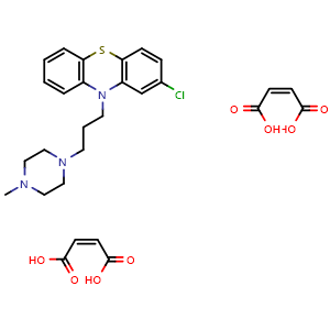 Chemical structure of Prochlorperazine Maleate , CAS 84-02-6, AChemBlock Z238065