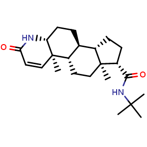 Chemical structure of Finasteride , CAS 98319-26-7, AChemBlock Z238071
