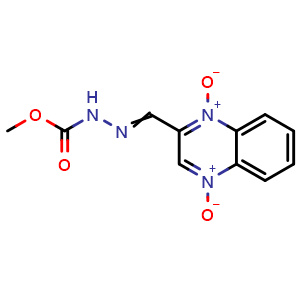 Chemical structure of Carbadox , CAS 6804-07-5, AChemBlock Z238083