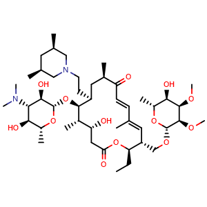 Chemical structure of Tilmicosin , CAS 108050-54-0, AChemBlock Z238084