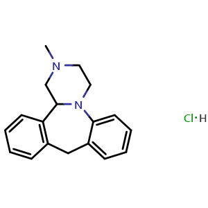Chemical structure of Mianserin hydrochloride , CAS 21535-47-7, AChemBlock Z238085