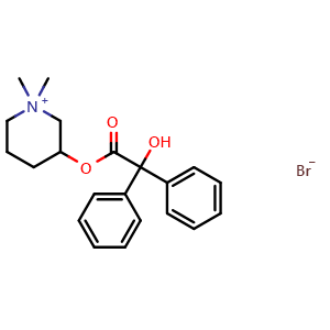 Chemical structure of Mepenzolate Bromide , CAS 76-90-4, AChemBlock Z238088