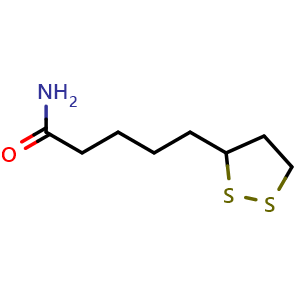 Chemical structure of Thioctamide , CAS 940-69-2, AChemBlock Z238092