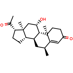 Chemical structure of Medrysone , CAS 2668-66-8, AChemBlock Z238105