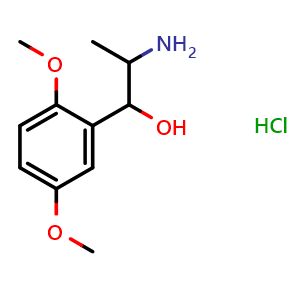 Chemical structure of Methoxamine hydrochloride , CAS 61-16-5, AChemBlock Z238109