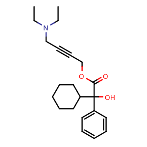 Chemical structure of Oxybutynin , CAS 5633-20-5, AChemBlock Z238129