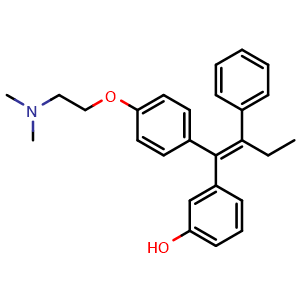 Chemical structure of Droloxifene , CAS 82413-20-5, AChemBlock Z238146