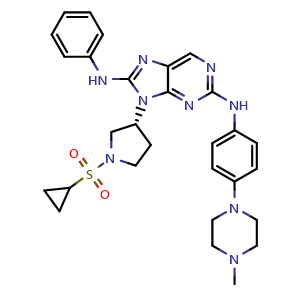 Chemical structure of EGFR-IN-11 , CAS 2463200-44-2, AChemBlock Z238147