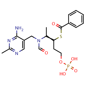 Chemical structure of Benfotiamine , CAS 22457-89-2, AChemBlock Z238150
