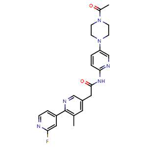 Chemical structure of GNF-6231 , CAS 1243245-18-2, AChemBlock Z238157