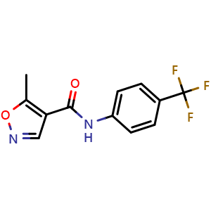 Chemical structure of Leflunomide , CAS 75706-12-6, AChemBlock Z238165