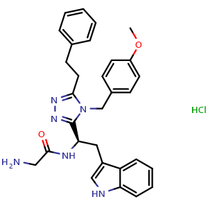 Chemical structure of JMV 2959 hydrochloride , CAS 2448414-54-6, AChemBlock Z238170