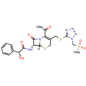 Chemical structure of Cefonicid sodium , CAS 61270-78-8, AChemBlock Z238190
