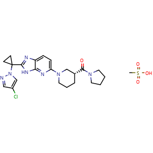 Chemical structure of PF-06424439 methanesulfonate , CAS 1469284-79-4, AChemBlock Z238196