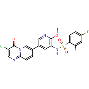 Chemical structure of PI3K/mTOR Inhibitor-2 , CAS 1848242-58-9, AChemBlock Z238200