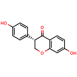 Chemical structure of S-Dihydrodaidzein , CAS 879559-75-8, AChemBlock Z238213