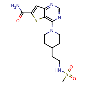 Chemical structure of SIRT-IN-2 , CAS 1431411-66-3, AChemBlock Z238217