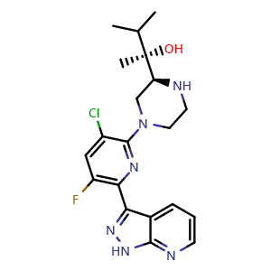 Chemical structure of VTX-27 , CAS 1321924-70-2, AChemBlock Z238230