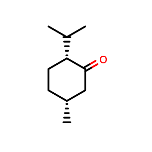 Chemical structure of (+)-Isomenthone , CAS 1196-31-2, AChemBlock Z238248