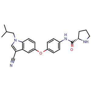 Chemical structure of AZ PFKFB3 26 , CAS 1704740-52-2, AChemBlock Z238261