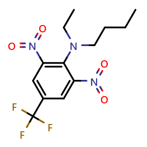 Chemical structure of Benfluralin , CAS 1861-40-1, AChemBlock Z238266