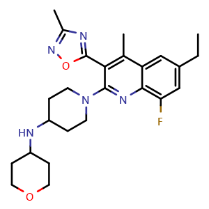 Chemical structure of BTRX-335140 , CAS 2244614-14-8, AChemBlock Z238273