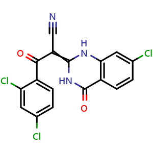 Chemical structure of Ciliobrevin D , CAS 1370554-01-0, AChemBlock Z238280
