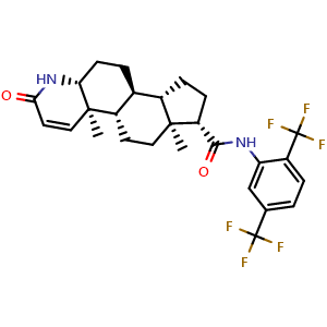 Chemical structure of Dutasteride , CAS 164656-23-9, AChemBlock Z238283