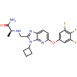 Chemical structure of DSP-2230 , CAS 1233231-30-5, AChemBlock Z238288