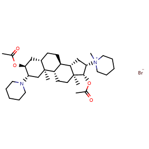 Chemical structure of Vecuronium bromide , CAS 50700-72-6, AChemBlock Z238320