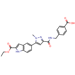 Chemical structure of MMP13-IN-3 , CAS 1222173-37-6, AChemBlock Z238326