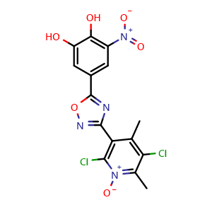 Chemical structure of Opicapone , CAS 923287-50-7, AChemBlock Z238332