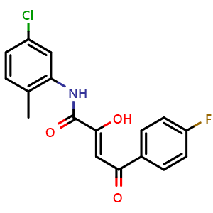 Chemical structure of SEC inhibitor KL-2 , CAS 900308-51-2, AChemBlock Z238345