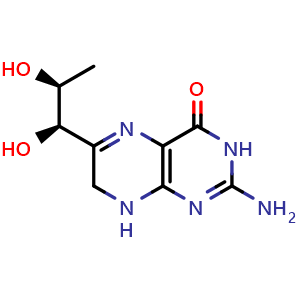 Chemical structure of 7,8-Dihydro-L-biopterin , CAS 6779-87-9, AChemBlock Z238376