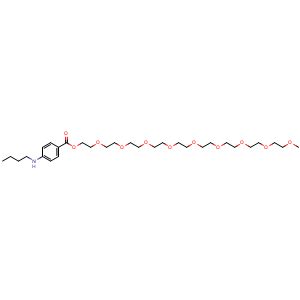 Chemical structure of Benzonatate , CAS 104-31-4, AChemBlock Z238389
