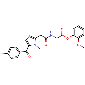 Chemical structure of Amtolmetin guacil , CAS 87344-06-7, AChemBlock Z238390