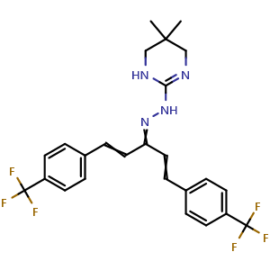Chemical structure of Hydramethylnon , CAS 67485-29-4, AChemBlock Z238399