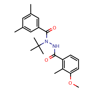 Chemical structure of Methoxyfenozide , CAS 161050-58-4, AChemBlock Z238400