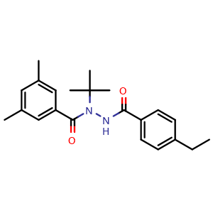 Chemical structure of Tebufenozide , CAS 112410-23-8, AChemBlock Z238401
