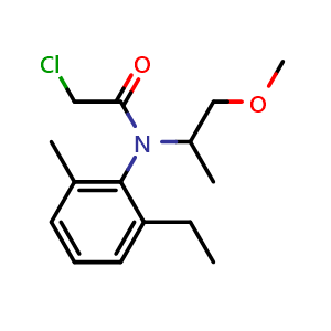 Chemical structure of Metolachlor , CAS 51218-45-2, AChemBlock Z238402