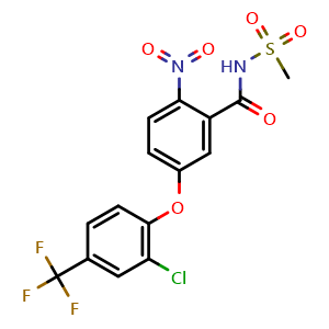 Chemical structure of Fomesafen , CAS 72178-02-0, AChemBlock Z238416