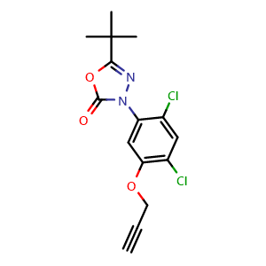 Chemical structure of Oxadiargyl , CAS 39807-15-3, AChemBlock Z238419